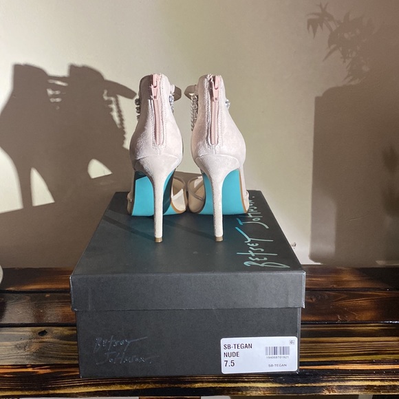 Betsy Johnson Tegan Nude Heels - Picture 3 of 5
